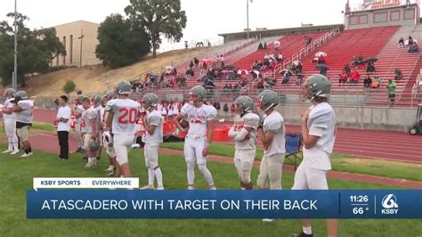 Atascadero Football Enters Season With A Target On Their Back