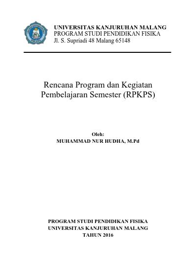 Top PDF Rencana Program Dan Kegiatan 123dok