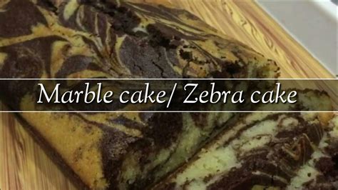 Super Moist And Soft Marble Cake Zebra Cake Recipe Youtube