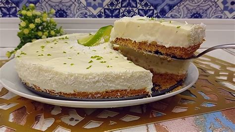 Não leva gelatina e derrete na boca Torta de limão rápida e fácil de