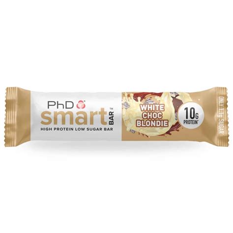 Phd Smart Protein Bar White Choc Blondie Bandm