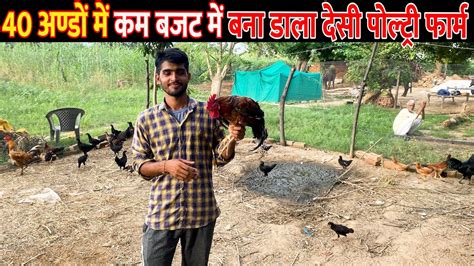 सरफ 40 अणड स करद अपन Desi Poultry Farm क शरआत How To Start