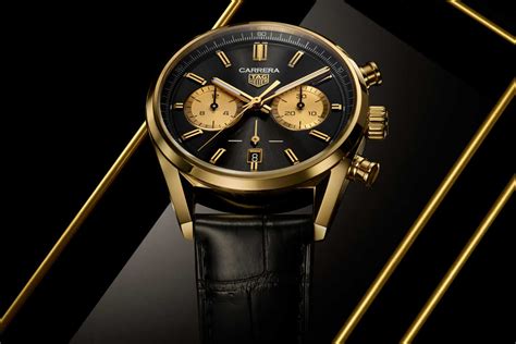 Black and Gold is a Racy Look – The New TAG Heuer Carrera Chronograph ...