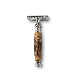 Amazon Safety Razor Silver Bamboo Double Edge Razor Mens