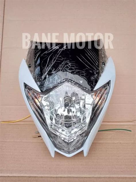 Batok Lampu Satria Fu Facelift Putih Batok Kepala Motor Satria F