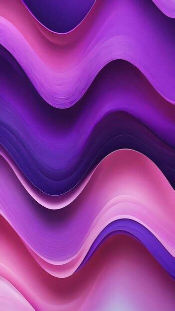 Premium Photo Purple Pastel Abstract Wave Wallpaper Purple Pastel