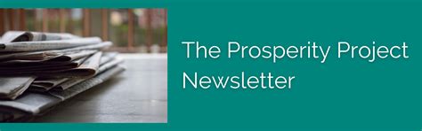 The Prosperity Project Newsletter issue 2 – The Prosperity Project