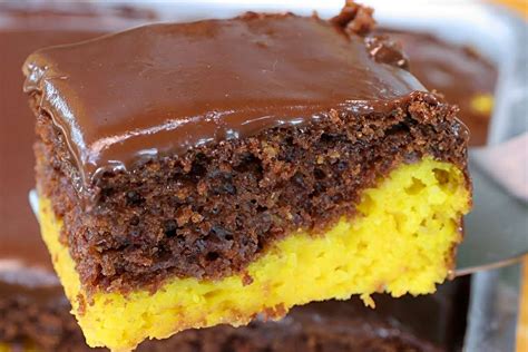 Bolo De Cenoura Chocolate Fofinho Receitinha Ideal Pra Servir Na