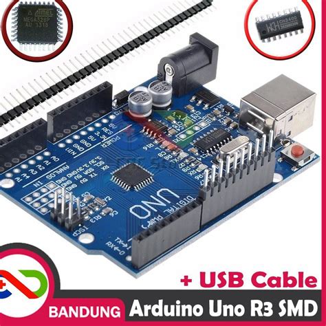 Jual Kwg Arduino Uno R3 Smd Ch340 Atmega328p Plus Usb And Pin Header Pz9