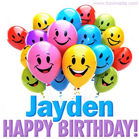 Happy Birthday Jayden GIFs for Him - Download on Funimada.com