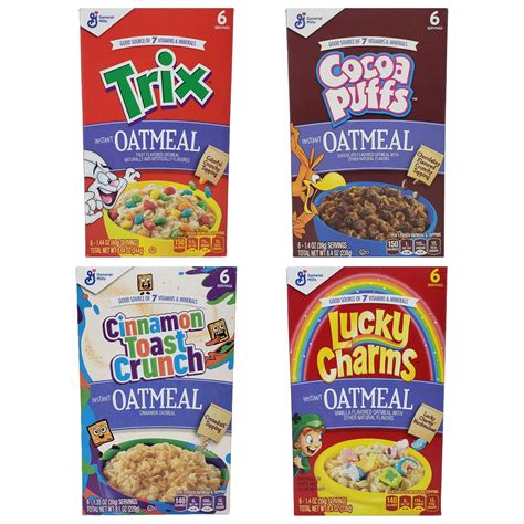 Buy General Mills Cereal Instant Oatmeal Variety Pack Cocoa Puffs