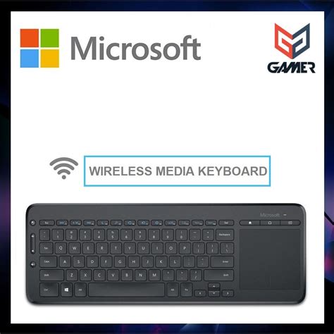 Microsoft Wireless Usb All In One Media Keyboard N9z 00028 Shopee