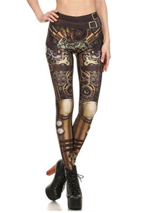 Cogs And Clocks Steampunk Leggings Perth Hurly Burly Hurly Burly