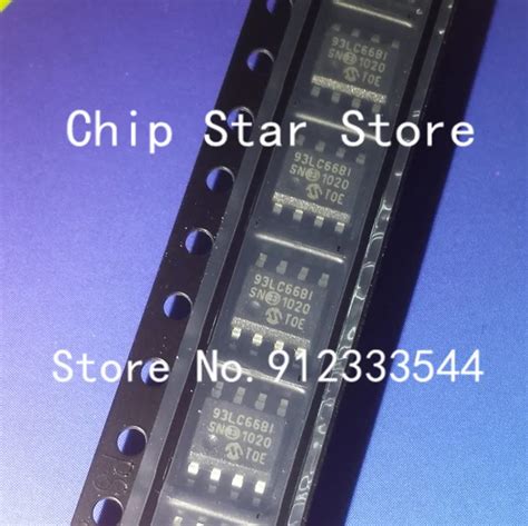 5 100pcs 93LC66B I SN 93LC66BT I SN 93LC66B SOIC8 EEPROM Microwire 4