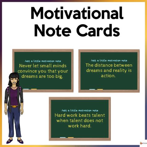 Motivational Note Cards | Made By Teachers