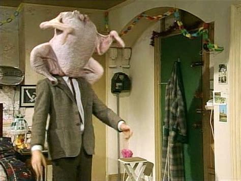 Richard Curtis says Friends stole Mr Bean's turkey head joke