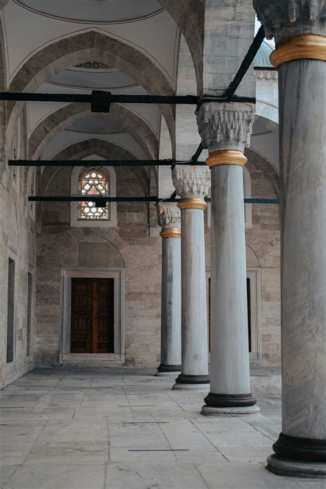 concrete columns  stock photo