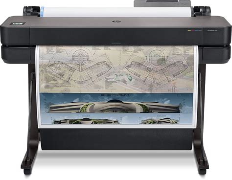 HP DesignJet T630 Large Format 36-inch Plotter Printer, with Auto Sheet Feeder, Media Bin ...