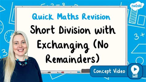 Free 👉 Short Division With Exchanging No Remainders Ks2 Maths