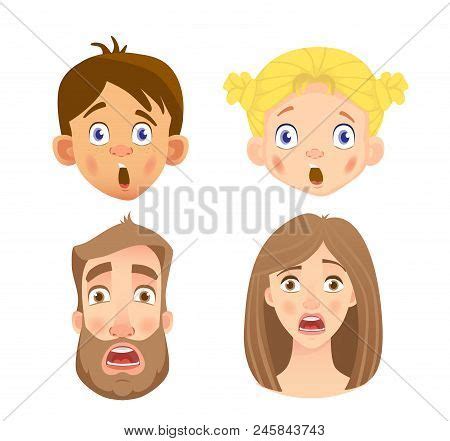 Emotions Human Face. Vector & Photo (Free Trial) | Bigstock