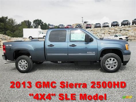 2013 Stealth Gray Metallic Gmc Sierra 2500hd Sle Crew Cab 4x4 70749534 Car