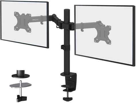 Wide ApplicationDual Monitor Stand Is Suitable For Most 13 To 32 Inch