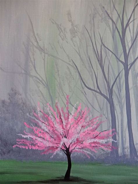 Amongst the Foggy Forest - Pinot's Palette Painting