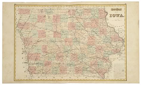 Prints Old And Rare Iowa Antique Maps And Prints