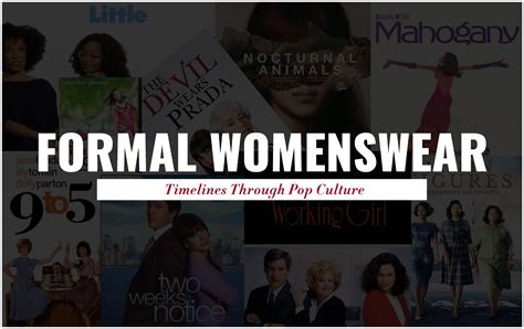 Formal Womenswear: Timelines Through Pop Culture | London Rag USA