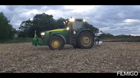 Ploughing Orba John Deere 8320R YouTube