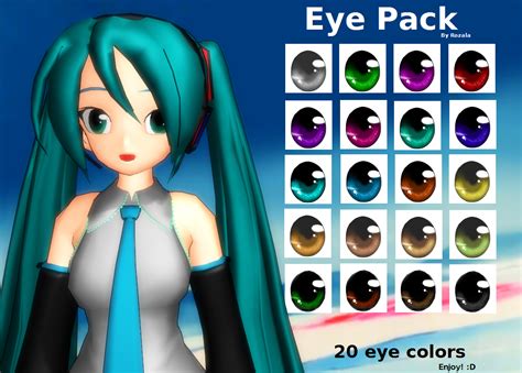 Mmd Eye Pack Download By Rozala On Deviantart