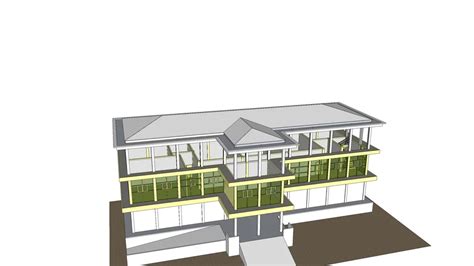 Gedung 3 Lantai 3d Warehouse