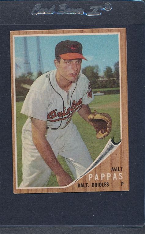 Topps Milt Pappas Orioles Ex Mt Ebay