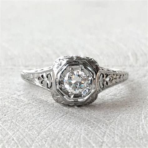 Antique Diamond Ring - Etsy