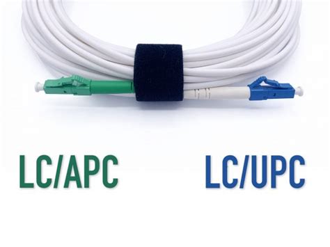 Lc Apc To Lc Upc Single Mode Simplex Fiber Optic Cable Ref