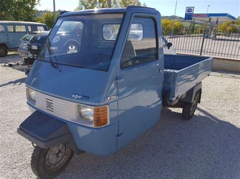 Piaggio Ape Tm P703 1984 Blue Drop Side 218cc Sold Car And Classic