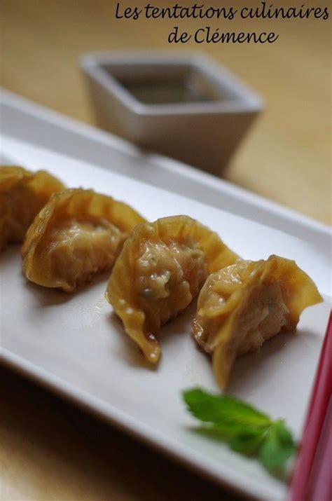 Gyoza de poulet à la citronnelle Les tentations culinaires de