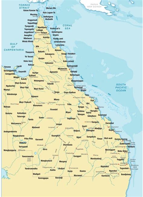 Aboriginal Tribes Australia Map