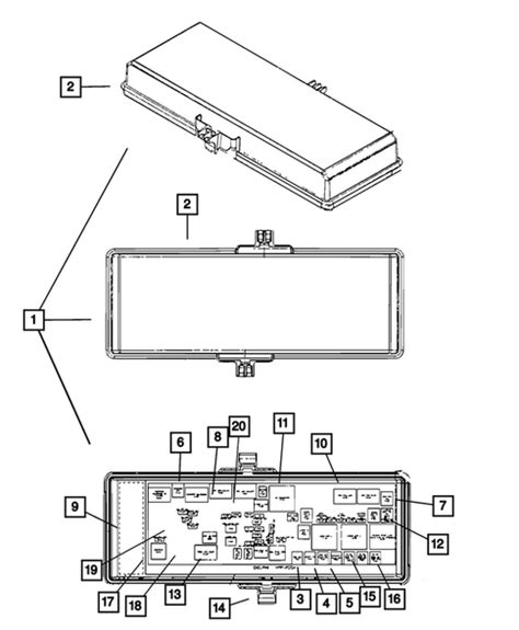 Power Distribution Center Fuse Block Junction Block Relays And Fuses For 2012 Dodge Journey