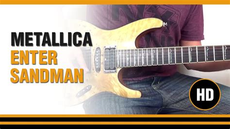 How To Play Enter Sandman From Metallica Electric Guitar Lesson Youtube