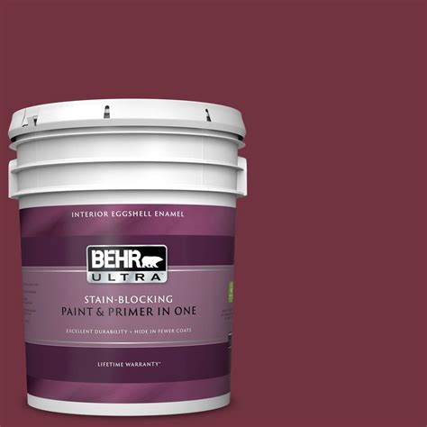 BEHR ULTRA 5 Gal MQ1 15 Rumors Eggshell Enamel Interior Paint And