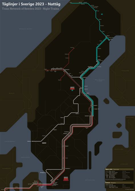 Night Train Network of Sweden 2023 – lars' transport maps