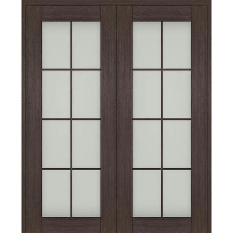 Belldinni Vona 72 X 80 Both Active 8 Lite Frosted Glass Veralinga Oak