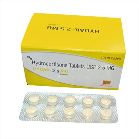 2.5mg Hydrocortisone Tablets Usp at 163.00 INR in Haridwar | Baxil ...