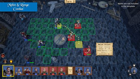 Turn Based Strategy Rpg Template In Blueprints Ue Marketplace