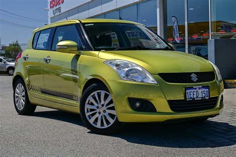 Sold 2013 Suzuki Swift Re2 In Yellow Used Hatch Osborne Park Wa