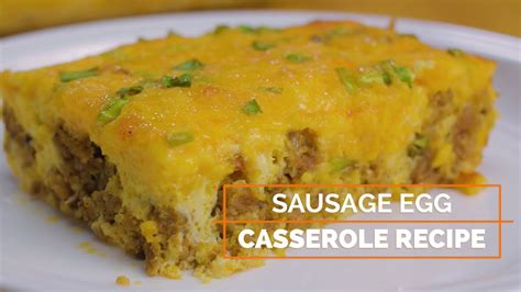 Keto Sausage & Egg Casserole - Dining and Cooking