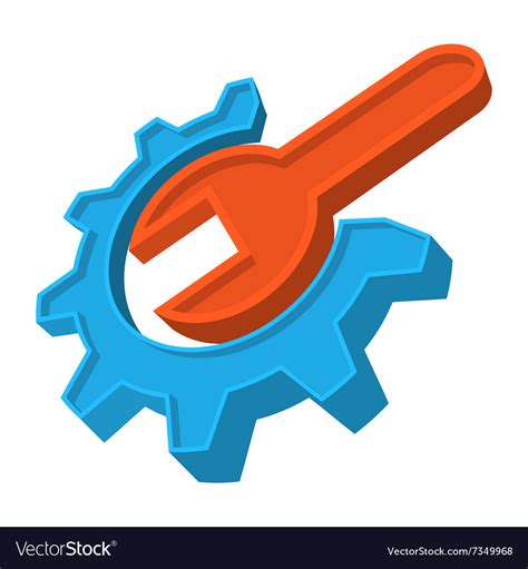 Repair Cartoon Icon Royalty Free Vector Image Vectorstock