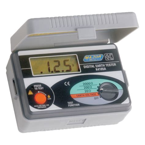 Major Tech Digital Earth Resistance Tester K Arb Electrical