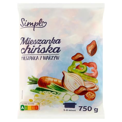 Simpl Mieszanka chińska mieszanka 7 warzyw 750 g Zakupy online z